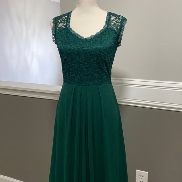 Dresses & Skirts - Dark Green Dress NWT